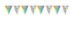 Wimpelkette Happy Birthday Regenbogenfarben (6m)